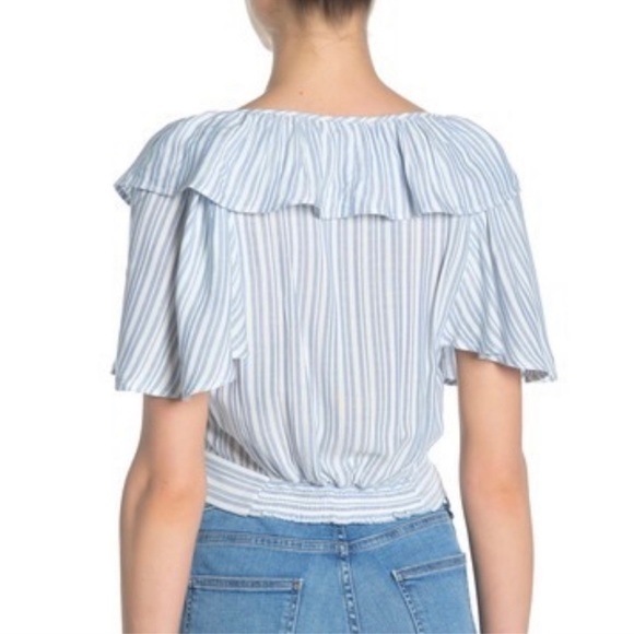 Free People Rosemary Top Blue - Picture 2 of 2